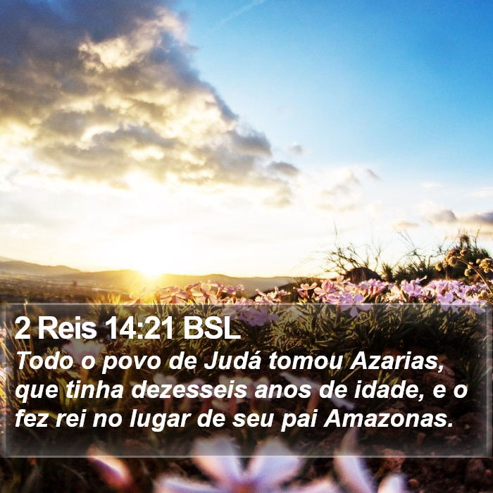 2 Reis 14:21 BSL Bible Study