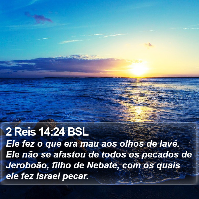 2 Reis 14:24 BSL Bible Study