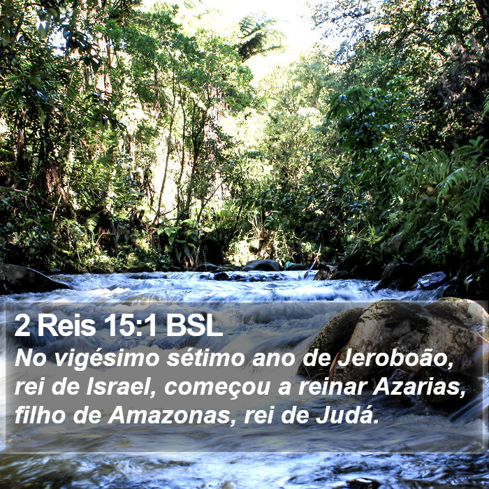2 Reis 15:1 BSL Bible Study