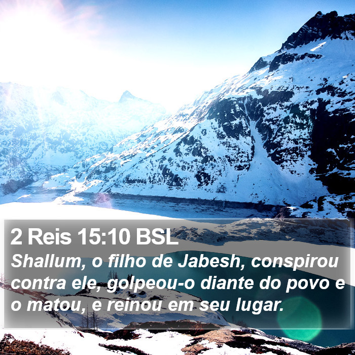2 Reis 15:10 BSL Bible Study