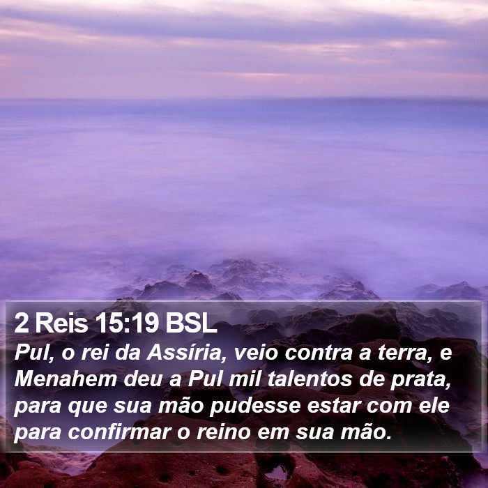 2 Reis 15:19 BSL Bible Study