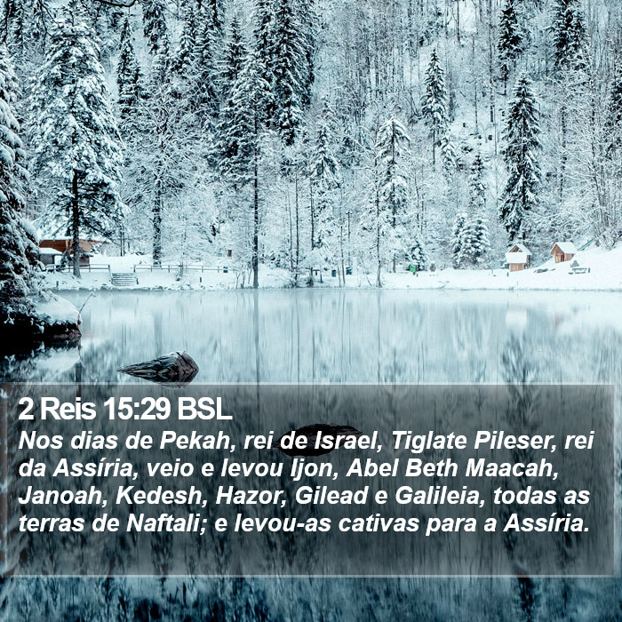 2 Reis 15:29 BSL Bible Study