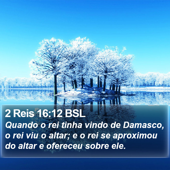 2 Reis 16:12 BSL Bible Study