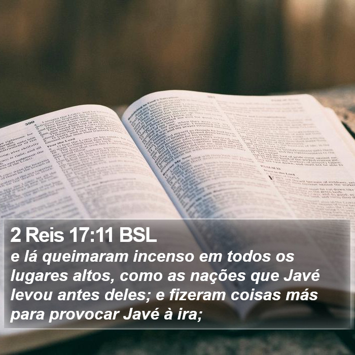 2 Reis 17:11 BSL Bible Study