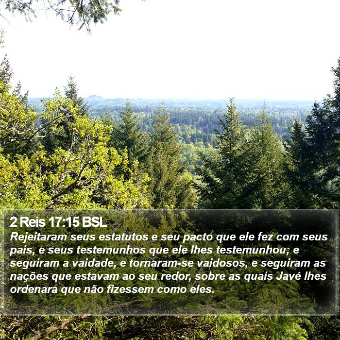2 Reis 17:15 BSL Bible Study