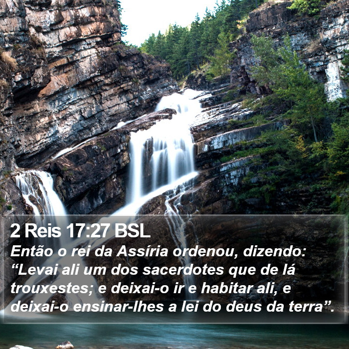 2 Reis 17:27 BSL Bible Study