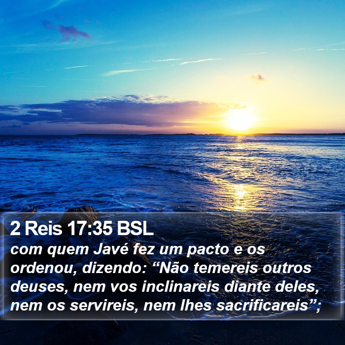2 Reis 17:35 BSL Bible Study