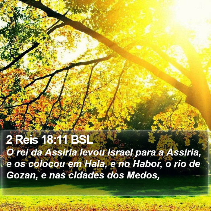2 Reis 18:11 BSL Bible Study