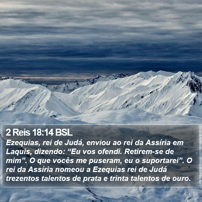 2 Reis 18:14 BSL Bible Study