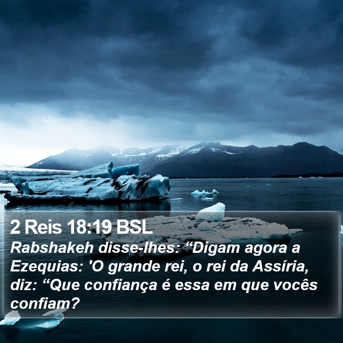 2 Reis 18:19 BSL Bible Study