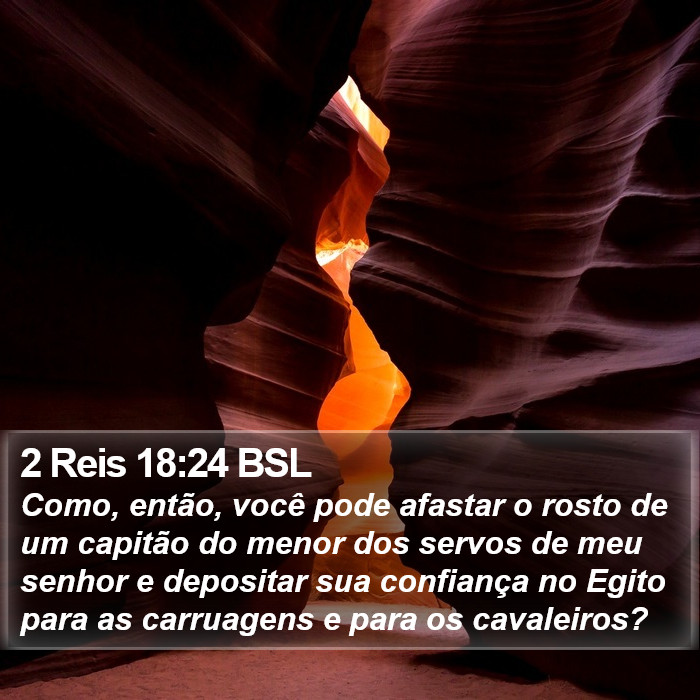 2 Reis 18:24 BSL Bible Study