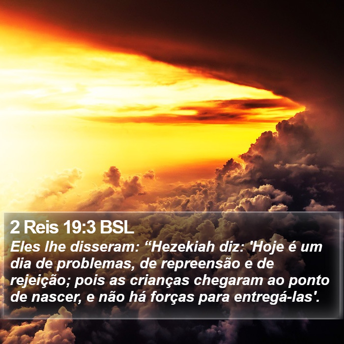 2 Reis 19:3 BSL Bible Study