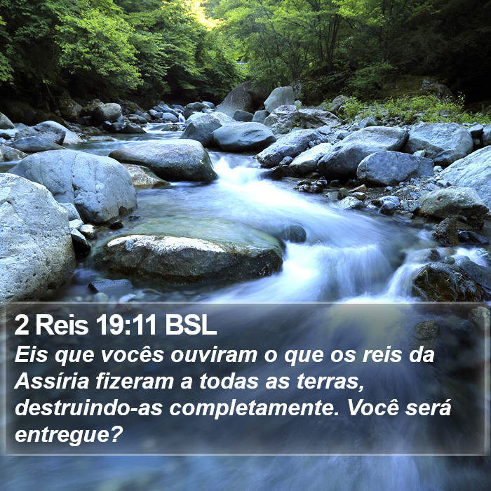 2 Reis 19:11 BSL Bible Study