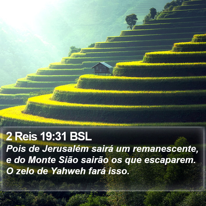 2 Reis 19:31 BSL Bible Study