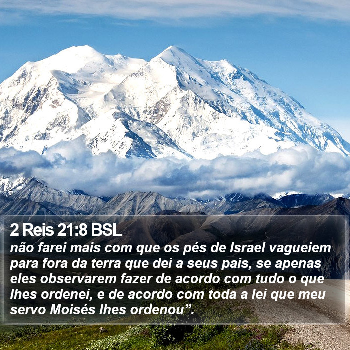 2 Reis 21:8 BSL Bible Study