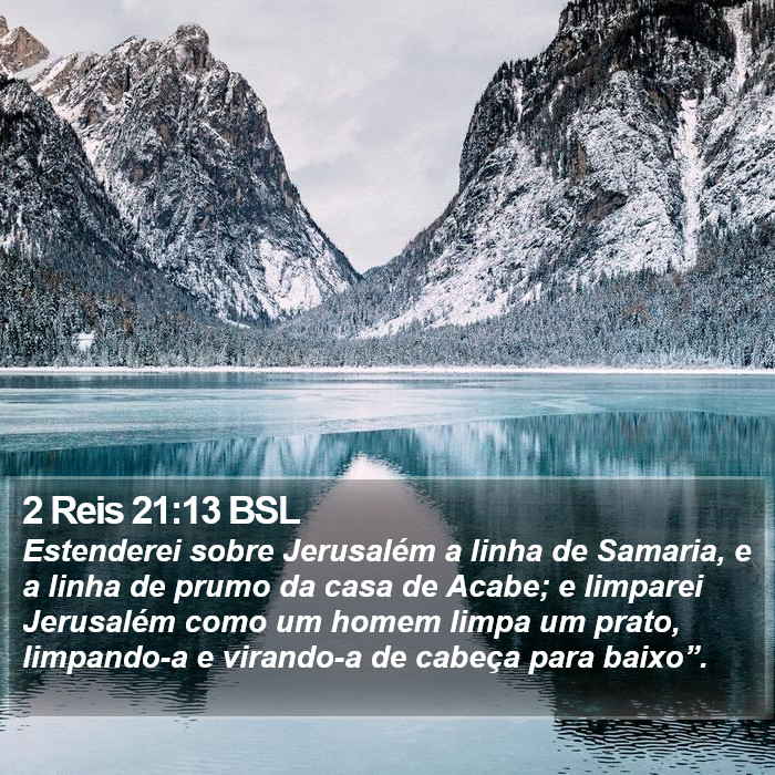 2 Reis 21:13 BSL Bible Study