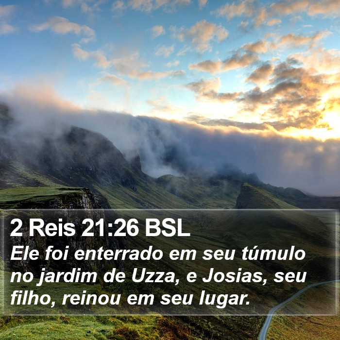 2 Reis 21:26 BSL Bible Study
