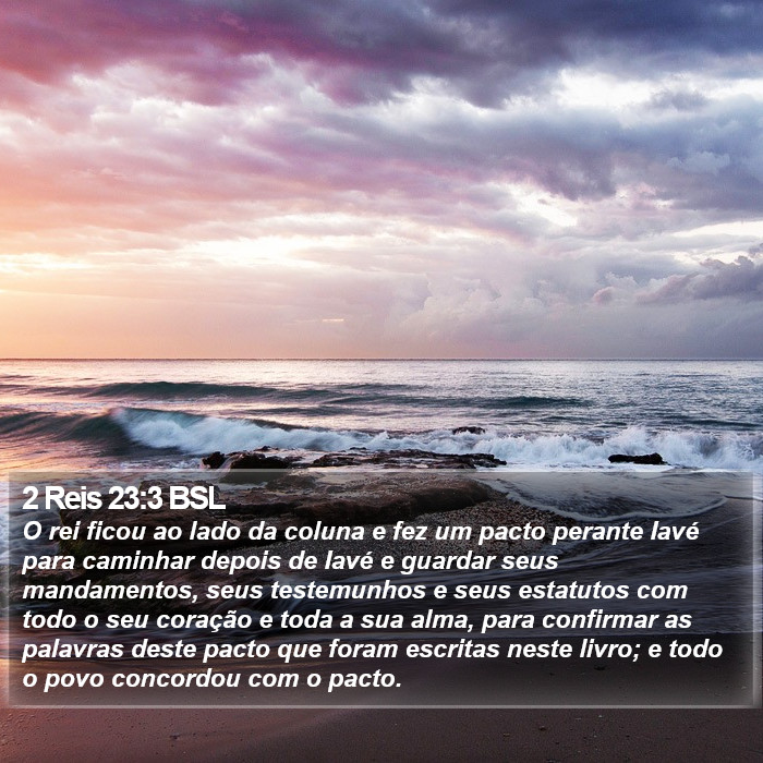 2 Reis 23:3 BSL Bible Study