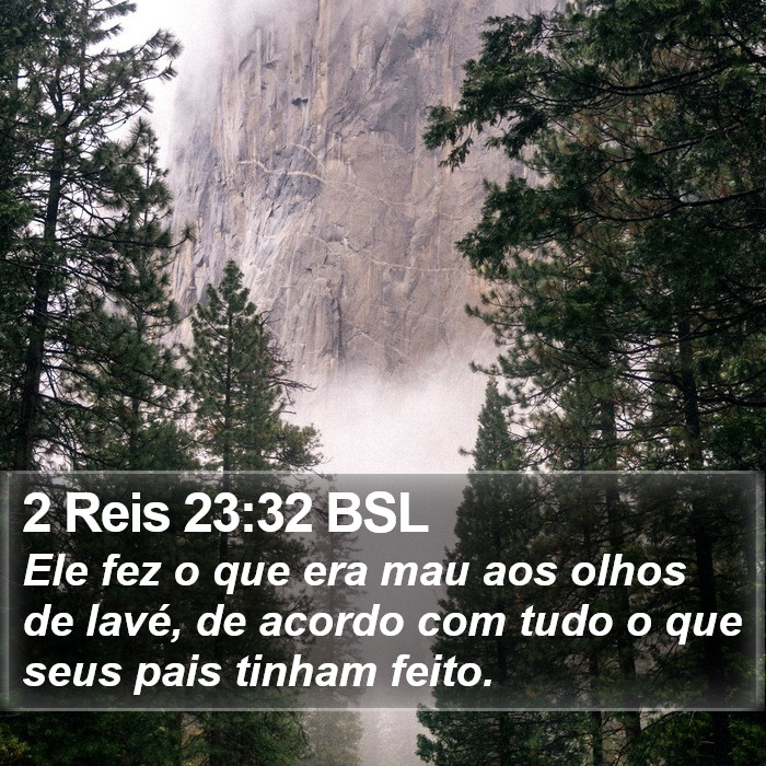 2 Reis 23:32 BSL Bible Study