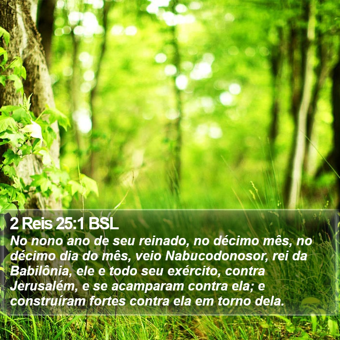 2 Reis 25:1 BSL Bible Study