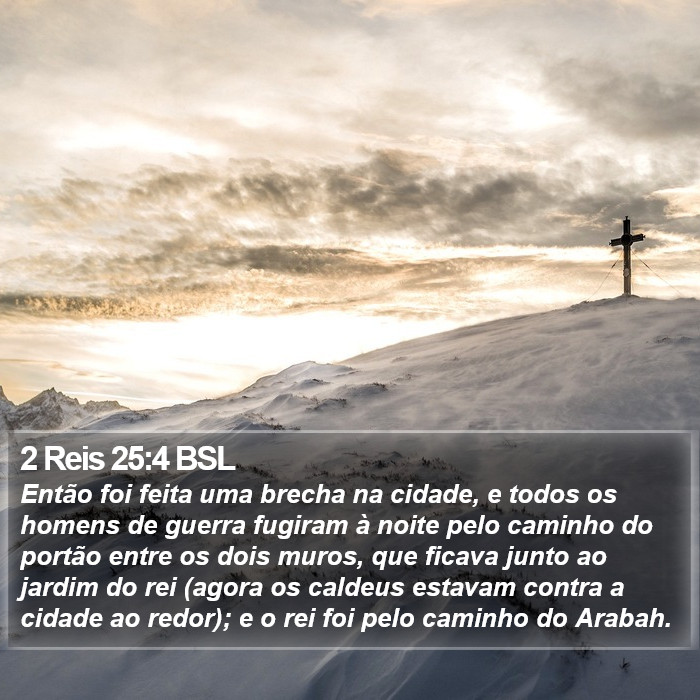 2 Reis 25:4 BSL Bible Study