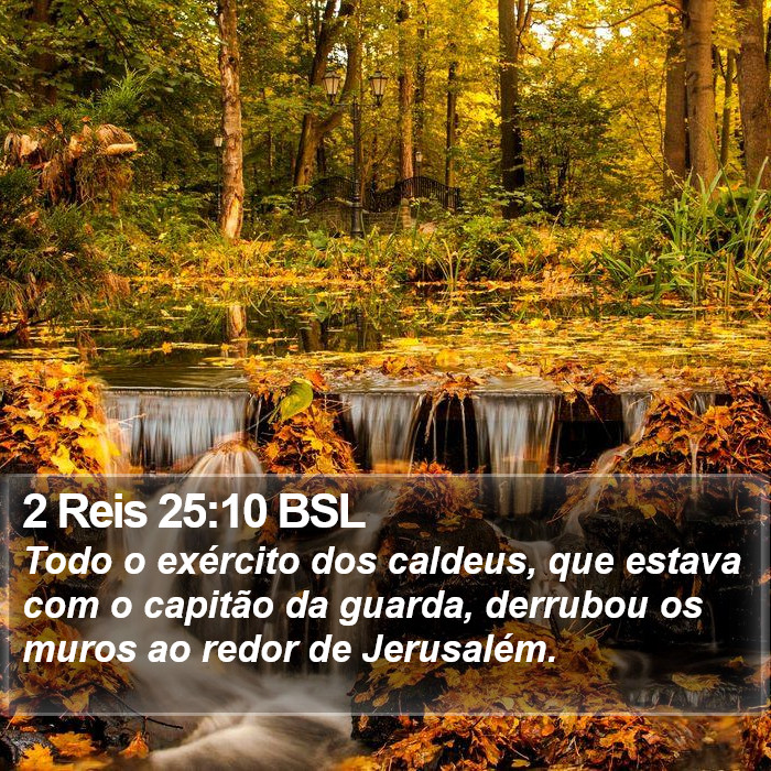 2 Reis 25:10 BSL Bible Study