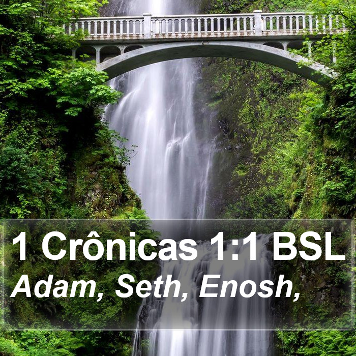 1 Crônicas 1:1 BSL Bible Study