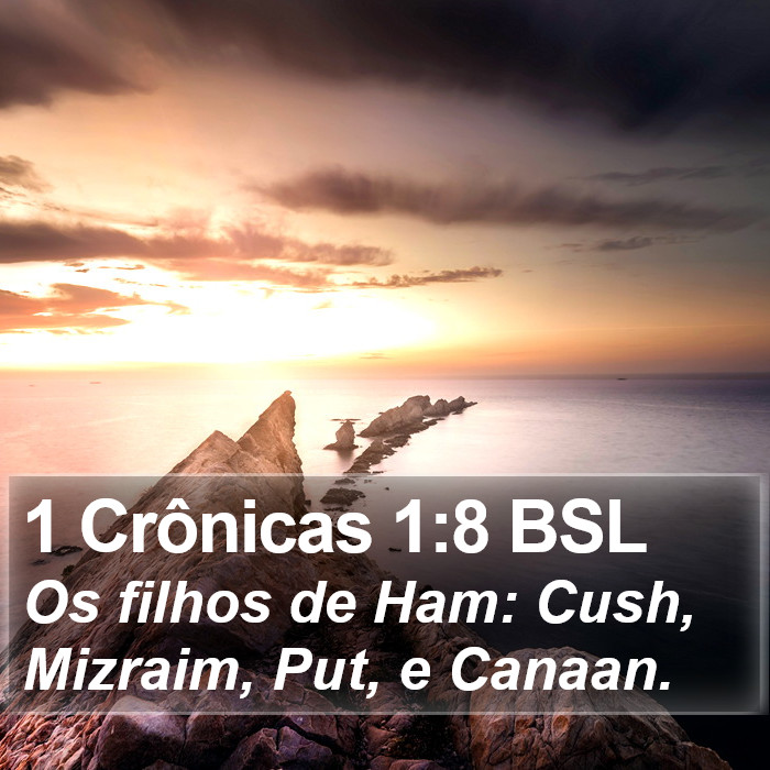 1 Crônicas 1:8 BSL Bible Study