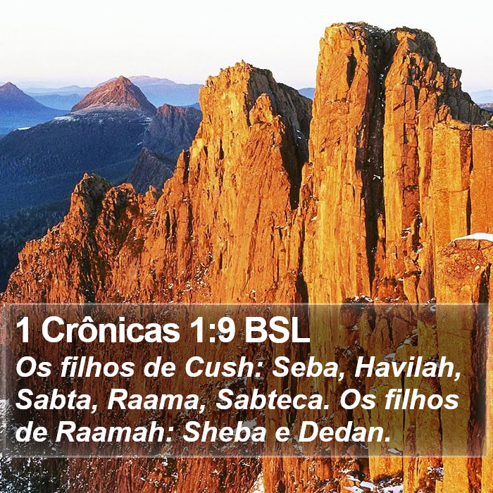 1 Crônicas 1:9 BSL Bible Study