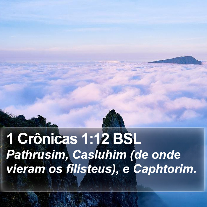 1 Crônicas 1:12 BSL Bible Study