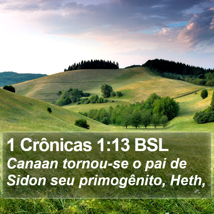 1 Crônicas 1:13 BSL Bible Study