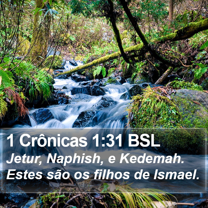 1 Crônicas 1:31 BSL Bible Study