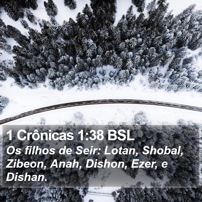 1 Crônicas 1:38 BSL Bible Study