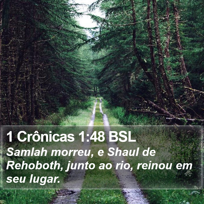 1 Crônicas 1:48 BSL Bible Study