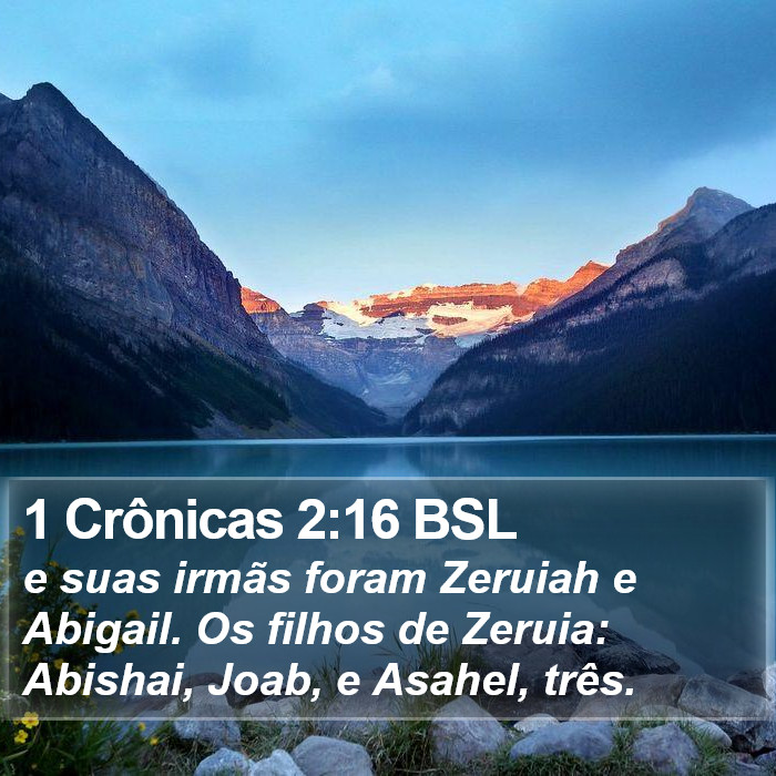 1 Crônicas 2:16 BSL Bible Study