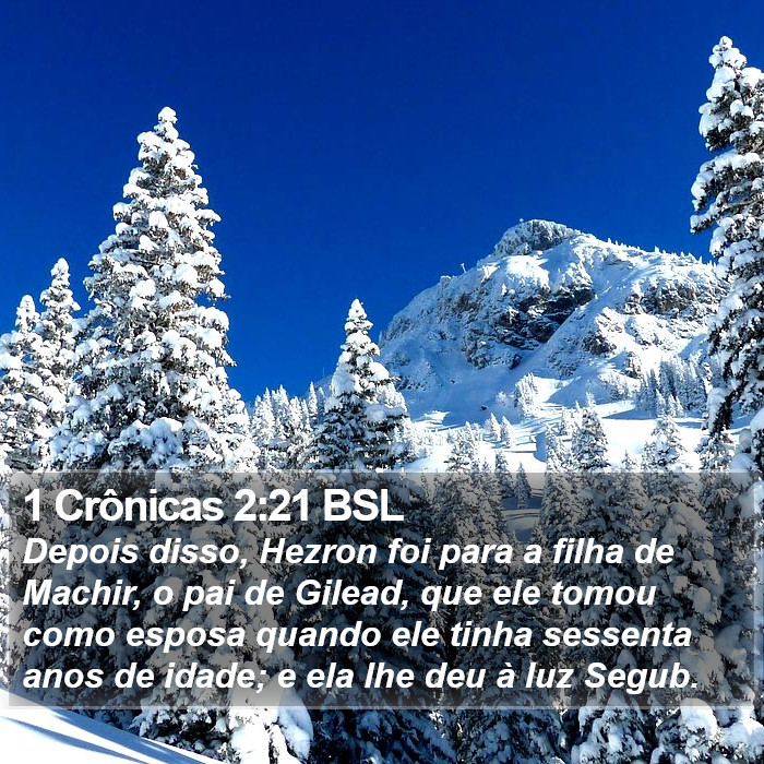 1 Crônicas 2:21 BSL Bible Study