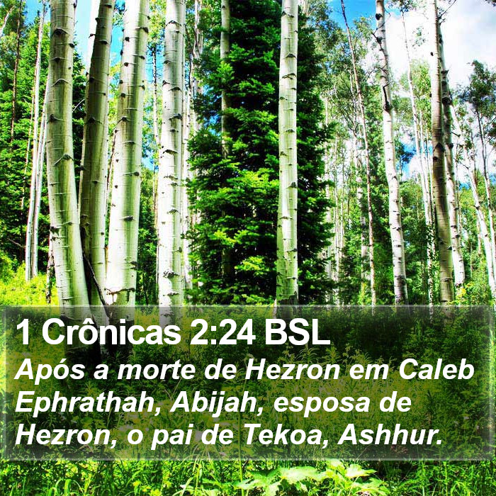 1 Crônicas 2:24 BSL Bible Study