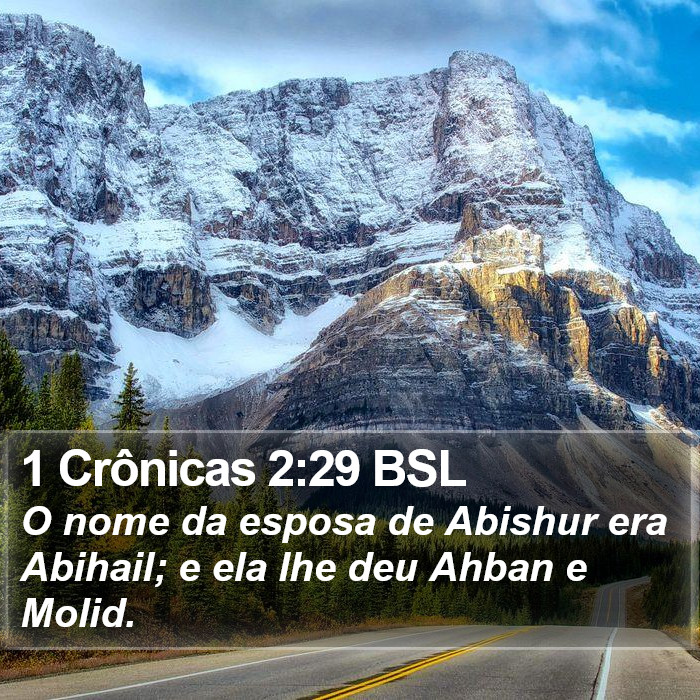 1 Crônicas 2:29 BSL Bible Study