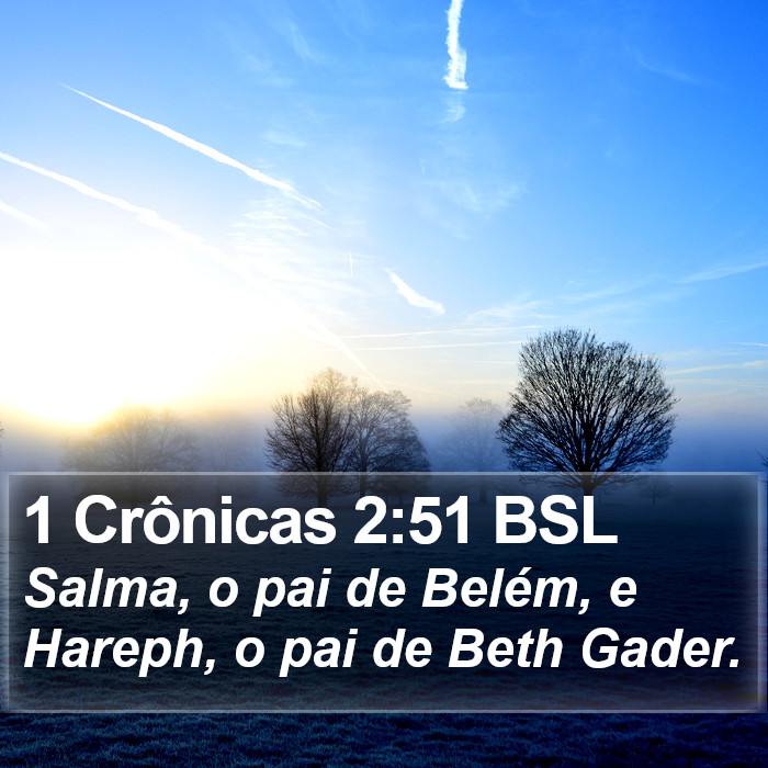 1 Crônicas 2:51 BSL Bible Study