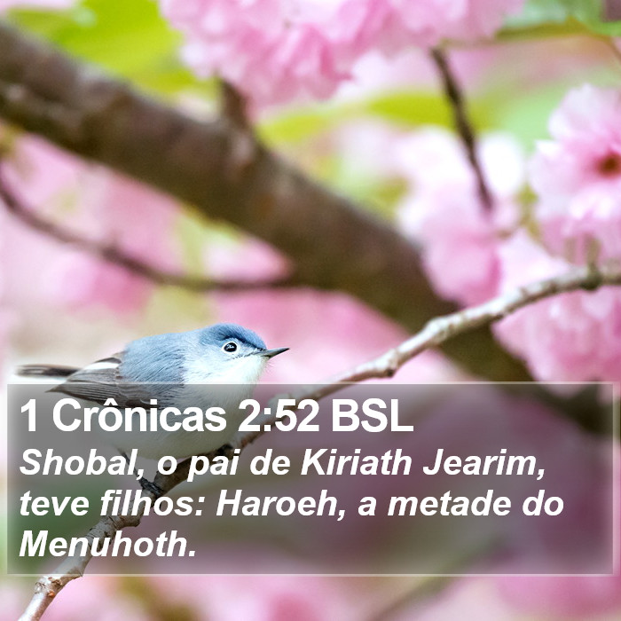 1 Crônicas 2:52 BSL Bible Study