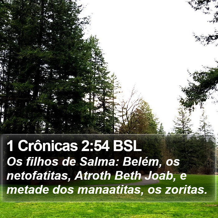 1 Crônicas 2:54 BSL Bible Study