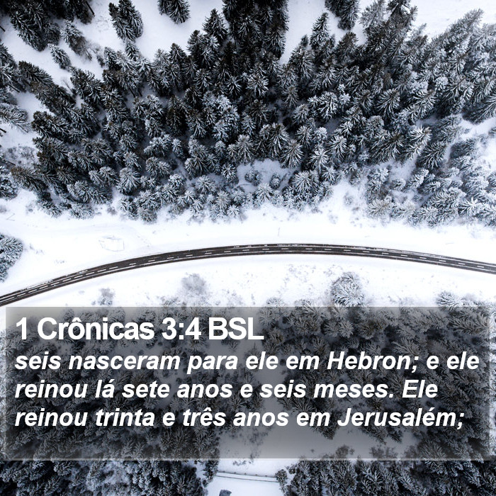 1 Crônicas 3:4 BSL Bible Study