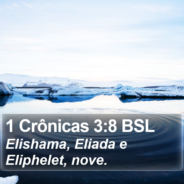 1 Crônicas 3:8 BSL Bible Study