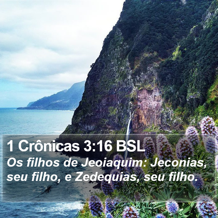 1 Crônicas 3:16 BSL Bible Study