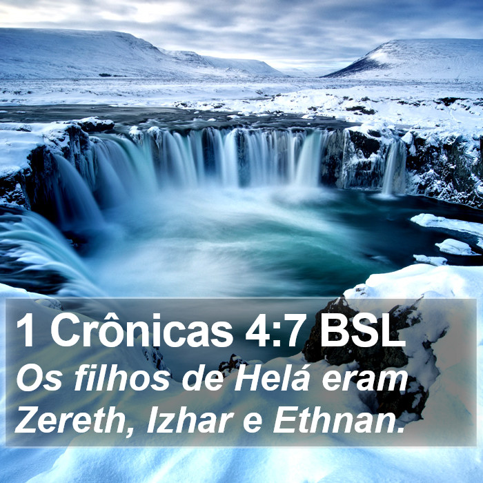 1 Crônicas 4:7 BSL Bible Study