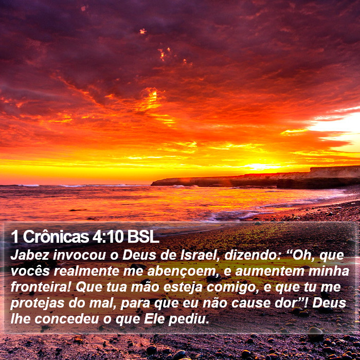 1 Crônicas 4:10 BSL Bible Study