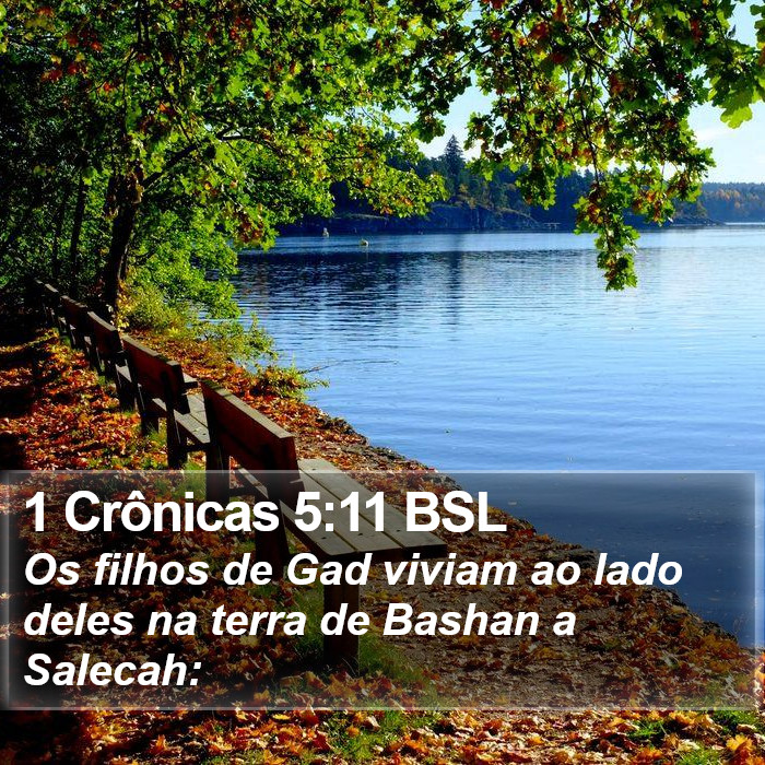 1 Crônicas 5:11 BSL Bible Study