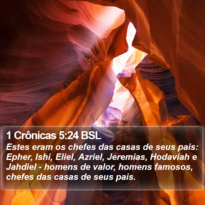1 Crônicas 5:24 BSL Bible Study