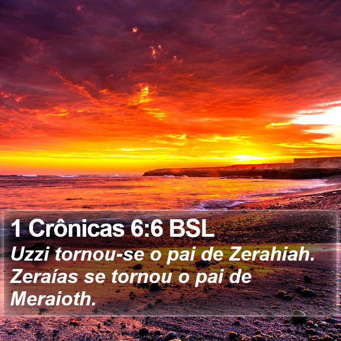 1 Crônicas 6:6 BSL Bible Study