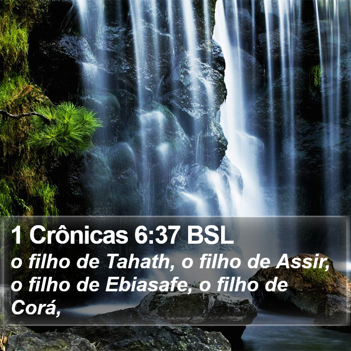 1 Crônicas 6:37 BSL Bible Study